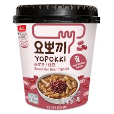 KR Yopokki Ricecake Cup raudonųjų pupelių 120g