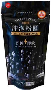 CN WFY Instant Pearl Topping Black Sugar Fl 210g