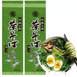 MARUTSUNE žalioji arbata Soba makaronai 250g JP