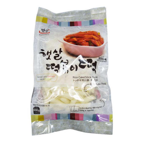 Matamun Rice Cake (Stick Type) 600 Gr (Tteokbokki rīsu kūka Matamun (nūjiņas) 600 gr)