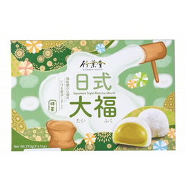 BAMBOO HOUSE Matcha green tea mochi  210GR