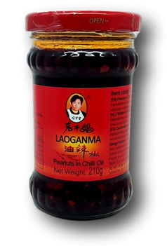 LAO GAN MA Žemės riešutai čili aliejuje 210 GR
