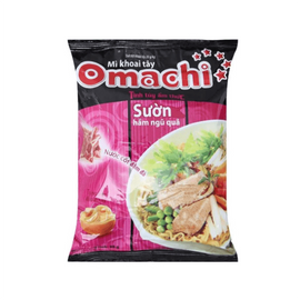 Greito paruošimo šonkauliukų makaronai - OMACHI - 79g