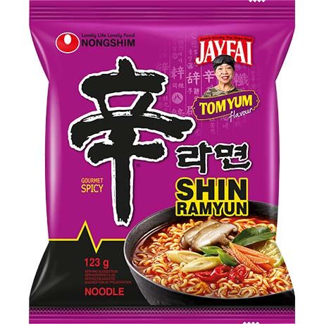 Instant Noodles Shin Ramyun Tom Yum 123 G NONGSHIM