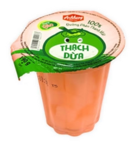 VN AH Nata de Coco Peach Flavor 190g Cup