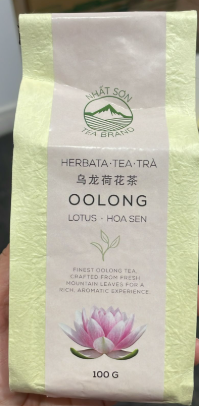 Oolong Tea Lotus Flavor -NHAT SON- 100g