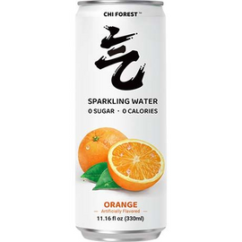 "Sparkling Water Orange Can 330 ML CHI FOREST"