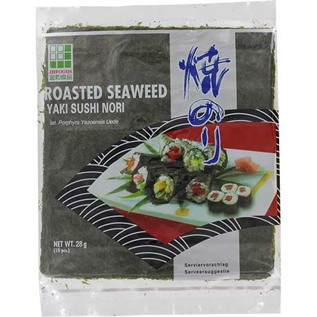 Seaweed Roasted Yaki Sushi Nori Silver 28 G JHFOODS