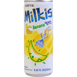 Milkis gaiviųjų gėrimų bananų skardinė 250 ml LOTTE