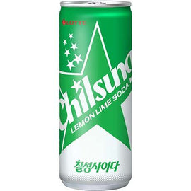 Soda Drink Lemon & Lime Chilsung 250 ML LOTTE