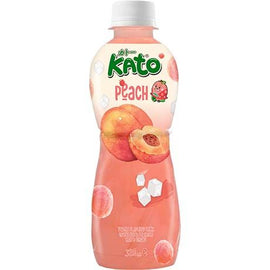 Peach Juice Drink with Nata de Coco 320 ML KATO