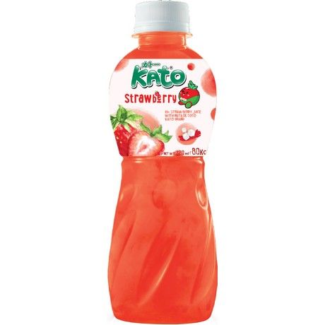 KATO braškių sultys su Nata De Coco 320 ml