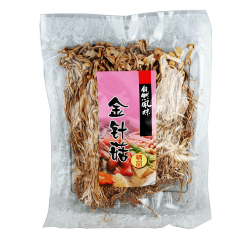 Dried Enoki Golden Mushrooms 100 GR MOUNTAINS