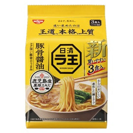 NISSIN - RAOH TONKOTSU-SHOYU - Ramen noodles with soy sauce soup base 300 GR