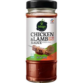 Chicken & Lamb Sauce Hot & Spicy 490 G BIBIGO