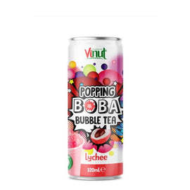Vinut Popping Boba Bubble arbata - Ličiai 320ml