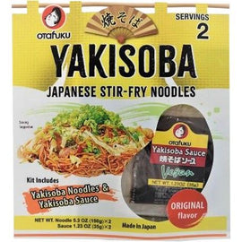 Yakisoba nūdeles divām porcijām 370 GR OTAFUKU
