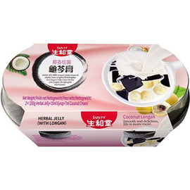 SUNITY Herbal Jelly Longan kokosriekstu piens 220 GR x 2 iepakojumi