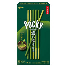 GLICO - POCKY AROMATIC RICH MATCHA - Japanese sweet cracker with green tea 61.6 GR