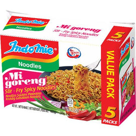 Instant Noodles Mi Goreng Pedas 5-Pack 5 X 80 G INDOMIE