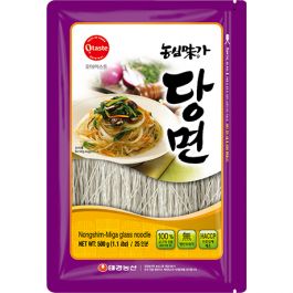 NONGSHIM saldžiųjų bulvių Miga stikliniai makaronai 500 GR