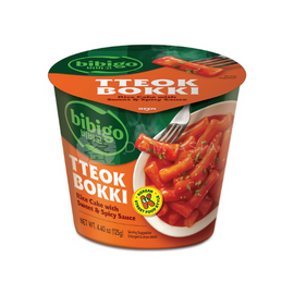 Bibigo Spicy Sweet Instant Topokki Rice Cake 125g