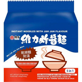 Instant Noodles Jah Jan Mien 5-Pack 5 X 90 G WEI LIH