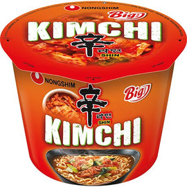 NONGSHIM greitai paruošiamų makaronų didelis dubuo KimChi 112 GR