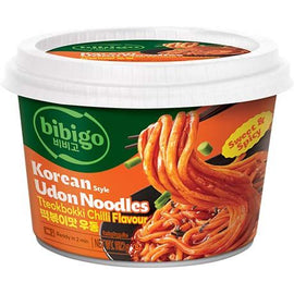 Udon Noodles Topokki Chili Korean Style 187,2 G BIBIGO