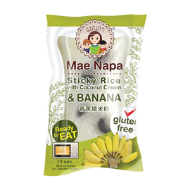 Glutinos Rice Kokosriekstu banāns 80 GR MAE NAPA