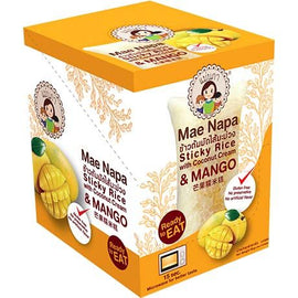 Glutinous Rice Coconut Mango 80 GR x 6 Packs MAE NAPA