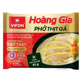 VIFON HOANG GIA Chicken-Flavored Instant Noodles 120g