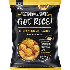 Rice Cracker Honey Mustard Got Rice! 85 G WANT WANT