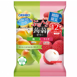 ORIHIRO Plum & Lychee Prune Konjac Jelly 240g