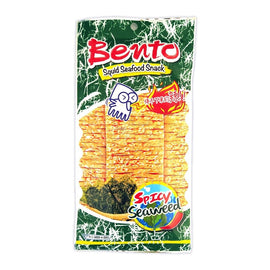 BENTO užkandis aštrūs jūros dumbliai (tamsiai žali) 20g TH