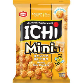 Ryžių krekeris Shoyu su medumi Mini 120 G ICHI