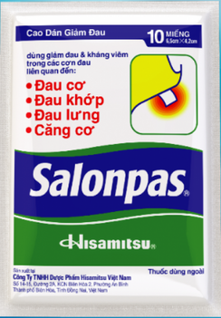 Salonpas Hisamitsu skausmą malšinantys pleistrai 12x1 lembar