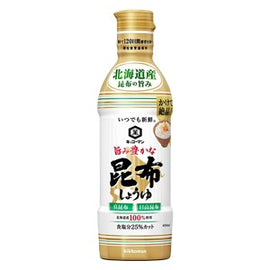 KIKKOMAN - UMAMI RICH KOMBU SHOYU - Unpasteurized Japanese soy sauce 450 ML