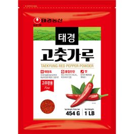 TAEKYUNG sarkano piparu pulveris garšvielām (smalks) 454 GR