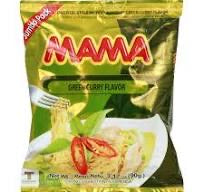 MAMA ātri pagatavojamās nūdeles zaļais karijs 55 GR