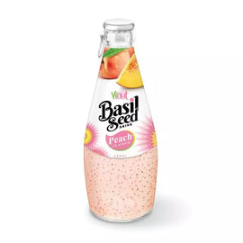VN Basil Seed Drink Peach Flavor 290ml