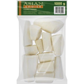 ASIAN CHOICE  Cassava Chunks - 1 KG