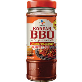 CJ korėjiečių BBQ vištienos ir kiaulienos aštrus 480g