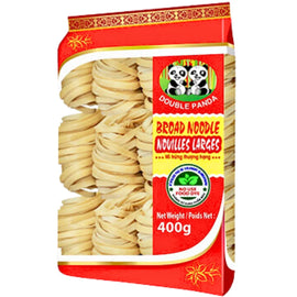 DOUBLE PANDA Platūs makaronai Mi soi lon 400g VN