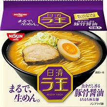 NISSIN - RAOH TONKOTSU-SHOYU - Ramen noodles with soy sauce soup base 100 GR