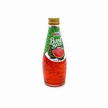 VN Basil Seed Drink Watermelon Flavor 290ml