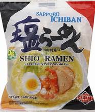 SANYO - SAPPORO ICHIBAN SHIO - Japanese Noodles with Salt flavour 91 GR