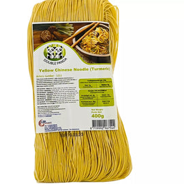 DOUBLE PANDA Kinijos ciberžolės makaronai 400g TH