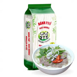DOUBLE PANDA ryžių makaronai/banh pho 5mm 400g VN