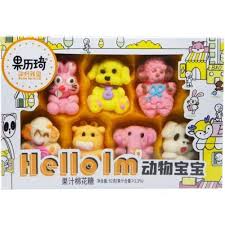 CN GLQ Marshmallow HELLO Baby Animals Shape 92G